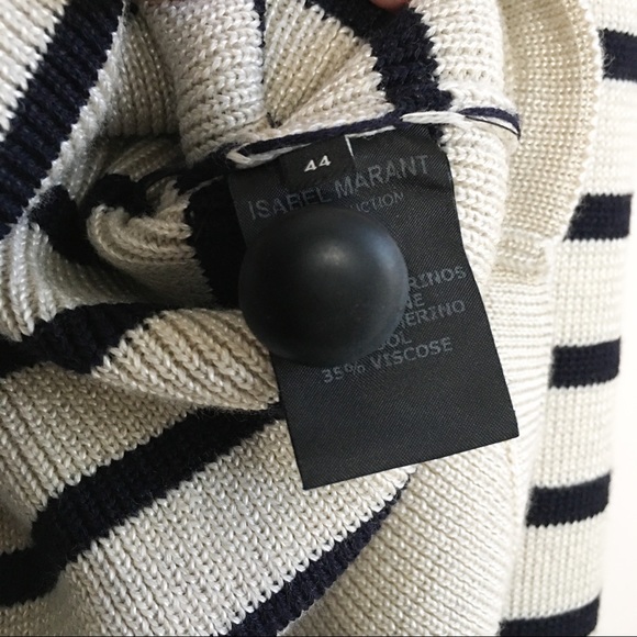 Isabel Marant Hatfield Merino Wool Sweater Tan 44 - Picture 6 of 16